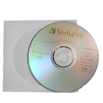 Verbatim DVD+R 16X Lemez - Papírtokban (10) - 43500_P