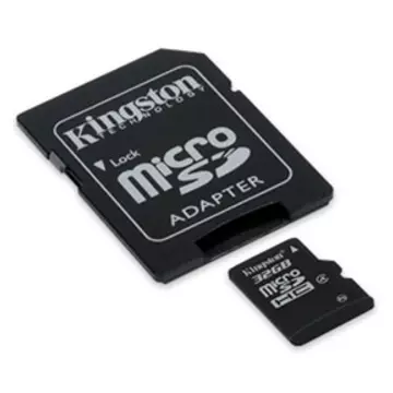 Kingston 32GB Micro SDHC Memóriakártya Class 4 + Adapter (SDC4/32GB) - SDC4_32GB