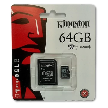 64GB Micro SDXC Kingston - Class 10 R30, W10 + Adapter (D846) - D846