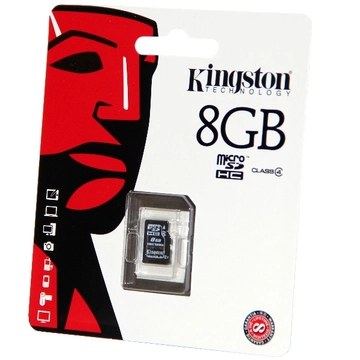 Kingston 8GB Micro SDHC Memóriakártya Class 4 (SDC4/8GBSP) - SDC4_8GBSP