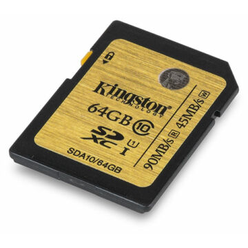 Kingston 64GB SDXC Memóriakártya UHS-I Class 10 (90/45 Mb/S) (SDA10/64GB) - SDA10_64GB