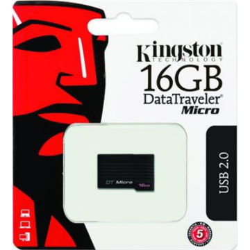 Kingston DataTraveler Micro 16GB Pendrive USB 2.0 (DTMCK/16GB) - DTMCK_16GB