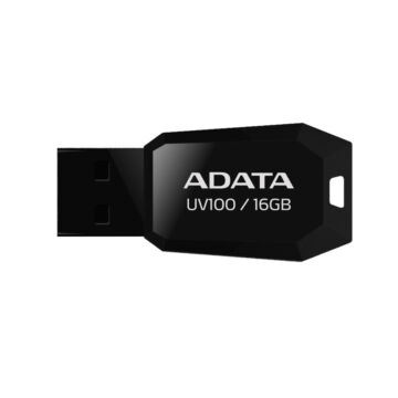 Adata UV100 Slim 16GB Pendrive USB 2.0 - Fekete (AUV100-16G-RBK) - AUV100_16G_RBK