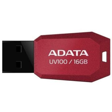 Adata UV100 Slim 16GB Pendrive USB 2.0 - Piros (AUV100-16G-RRD) - AUV100_16G_RRD