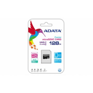 Adata Premier 128GB Micro SDXC Memóriakártya UHS-I Class 10 (AUSDX128GUICL10-R) - AUSDX128GUICL10_R
