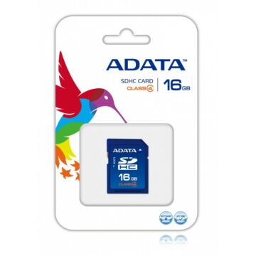 Adata 16GB SDHC Card Class 4 (ASDH16GCL4-R) - ASDH16GCL4_R