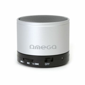 Omega Hangszoró Alu Bluetooth V3.0 Silver [42647] - 42647