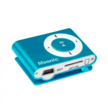 Msonic Mp3 Lejátszó - Kék (Belső Memória Nélkül) - MM3610B