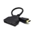 Gembird HDMI elosztó passzív adapter kábel  Fekete