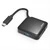 Hama USB-C 4-portos elosztó 1:4, USB 3.2 Gen1, 5Gbit/s