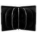 12 lemezes DVD tok 39mm - fekete (D2261)