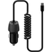 Platinet autós töltő beépített USB Type-C csavart kábellel + USB aljzat 3,4A - fekete