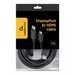 Gembird DisplayPort - HDMI videokábel 1,8m - fekete (CC-DP-HDMI-1M)