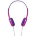 Hama KIDS gyerek fejhallgató 3,5mm jack csatlakozóval 85dB hangerőkorláttal - lila/rózsaszín