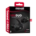Maxell Mini Duo TWS Bluetooth vezeték nélküli fülhallgató - fekete