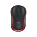 Logitech M185 vezeték nélküli egér - fekete/piros