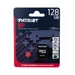 Patriot EP Series Micro SDXC memóriakártya adapterrel 128GB Class 10 UHS-I U3 A1 V30 (100/80 MB/s)