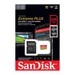 SanDisk Extreme Plus 256GB Micro SDXC U3 V30 memóriakártya adapterrel (200/140 MB/s)