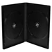 MediaRange dupla DVD tok 14 mm - fekete