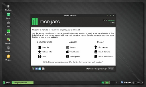 Manjaro Linux 0.8.11